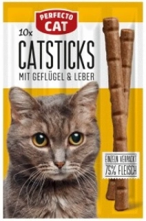 Perfecto Cat Masové tyčky játra & drůbeží 50g (10ks)